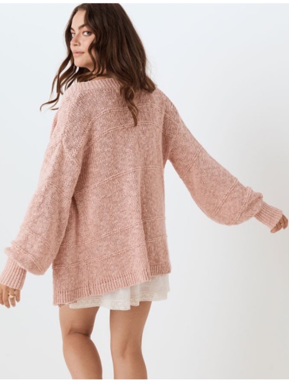 Spell & The Gypsy Collective “Pearl on Pearl” Knit Cardigan L - Picture 3 of 15